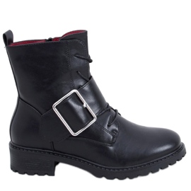 Botas con cordones Billy Black negro