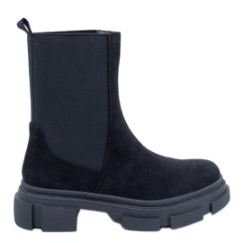 Magers Botas Chelsea altas negras negro