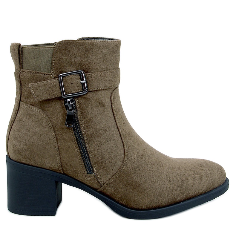 Botines clásicos de tacón alto de Irving Green verde Botines clásicos de tacón alto de Irving Green verde