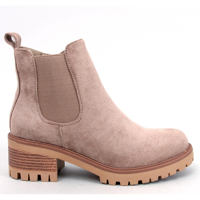 Botas Chelsea Bria caqui beige