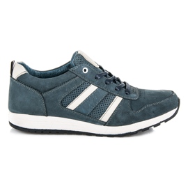 Mazaro Zapatos de cuero gris