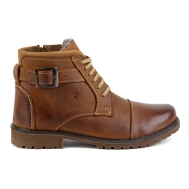 Olivier Zapatos de Invierno Hombre Botines con cordones 136GT marrón Olivier Zapatos de Invierno Hombre Botines con cordones 136GT marrón