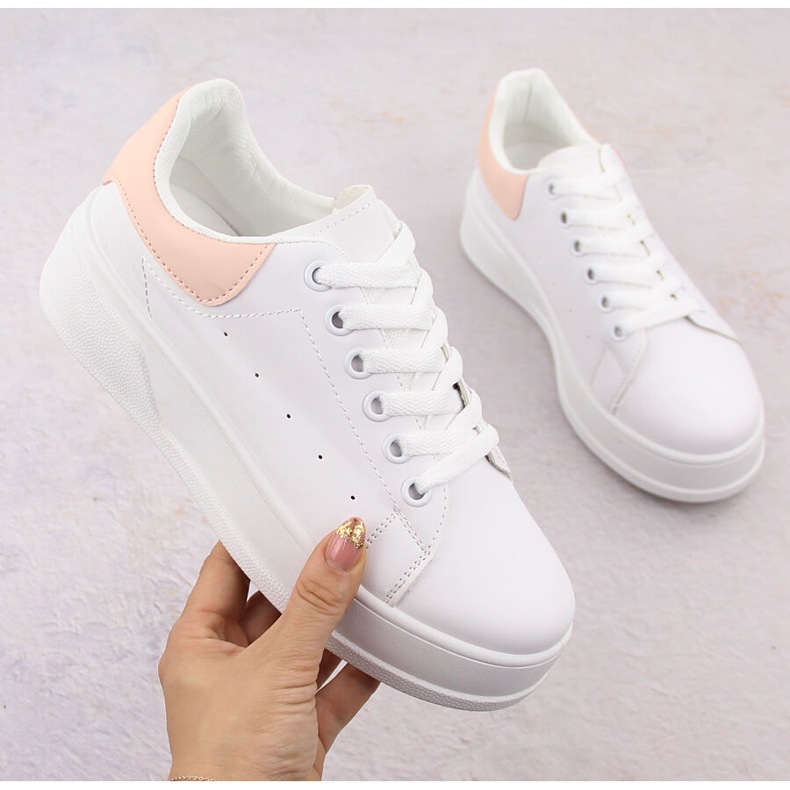 Deportiva mujer plataforma blanca Sabatina 0974 blanco