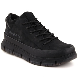 Botas altas con aislamiento para hombre, negras Bugatti OO153100 negro