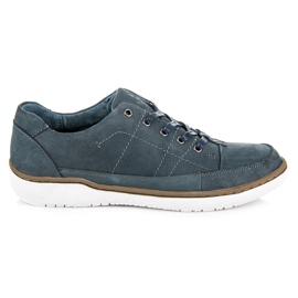 Mazaro Zapatillas de cuero gris