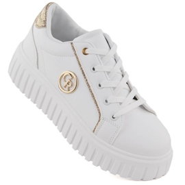 News Deportivas mujer plataforma color blanco NOVEDAD 4757