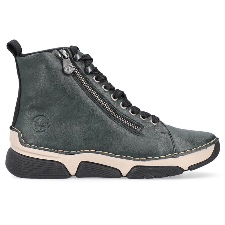 Botas de mujer cómodas verdes Rieker 45920-54