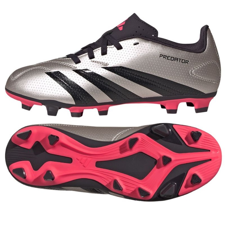 Zapatillas de fútbol adidas Predator Club FxG IF6423 plata