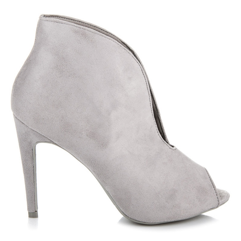 Vices Elegantes botas abiertas gris Vices Elegantes botas abiertas gris