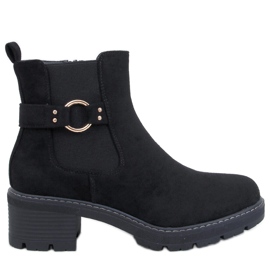 Botas Chelsea de tacón bajo Airon Black negro