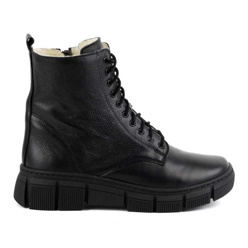 WASAK Botas de mujer de piel con aislamiento de invierno 0660W negro