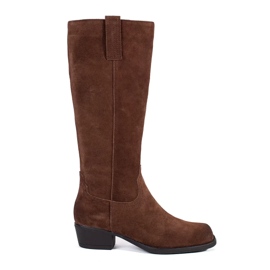 Botas de mujer con aislamiento marrón de Sergio Leone