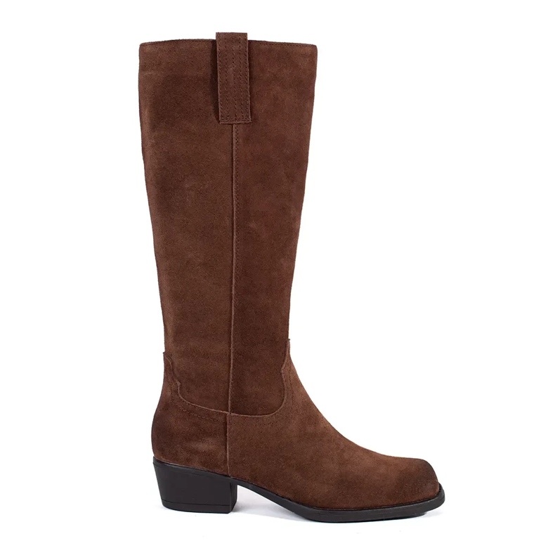 Botas de mujer con aislamiento marrón de Sergio Leone