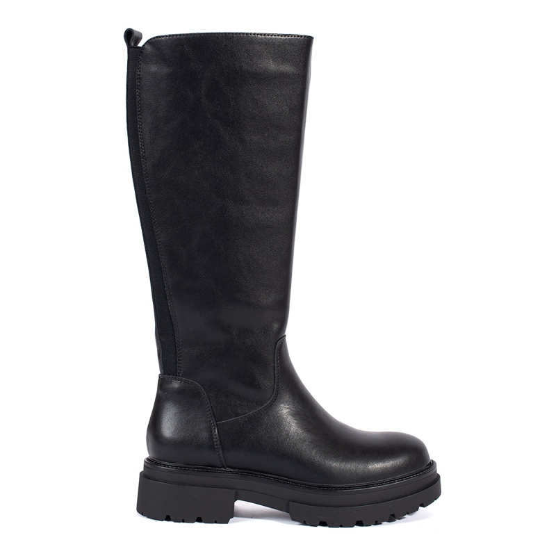 Botas negras de mujer de Sergio Leone negro