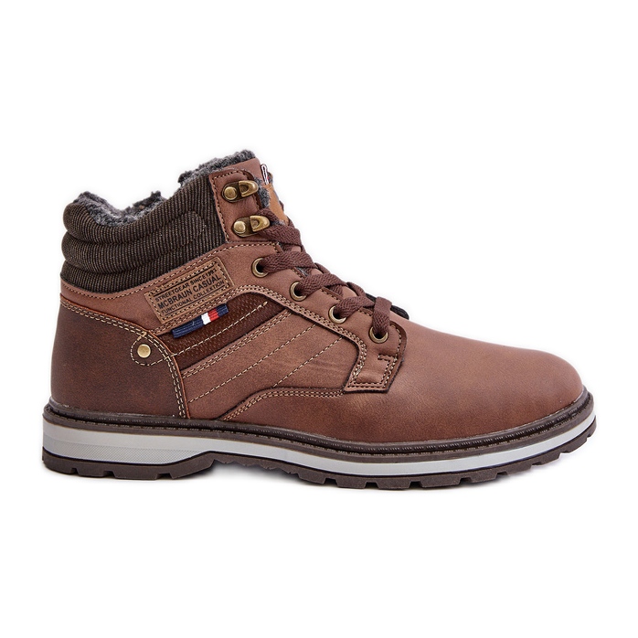 McBraun Tramperos aislados para hombre, color marrón