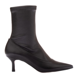 Marco Shoes Botines Marcelo de licra negro