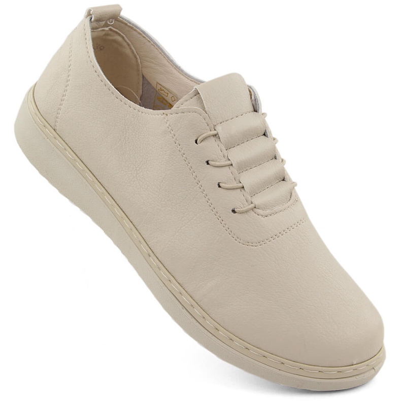 Zapatos cómodos de mujer beige Unisoft Zapatos cómodos de mujer beige Unisoft