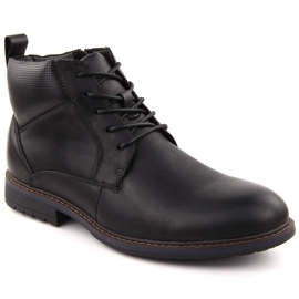 Botines aislantes de piel para hombre, negro, T.Sokolski Z24-81
