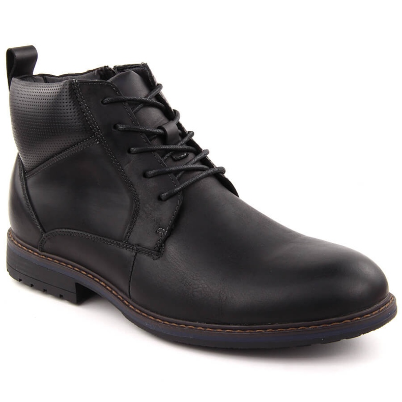 Botines aislantes de piel para hombre, negro, T.Sokolski Z24-81