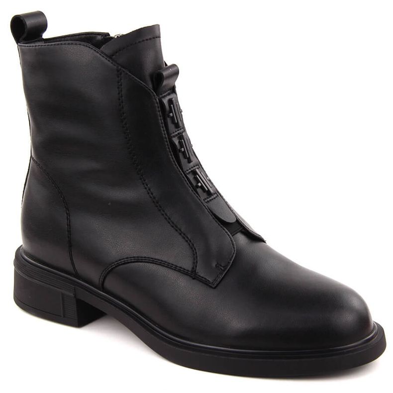 Botas mujer piel negras D&A S.Barski Premium Collection CR42-080 negro Botas mujer piel negras D&A S.Barski Premium Collection CR42-080 negro
