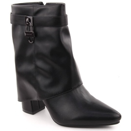 Botines de mujer, negro, Vinceza 16468