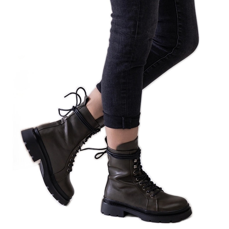 Botas de montaña con aislamiento verdes de Tuima