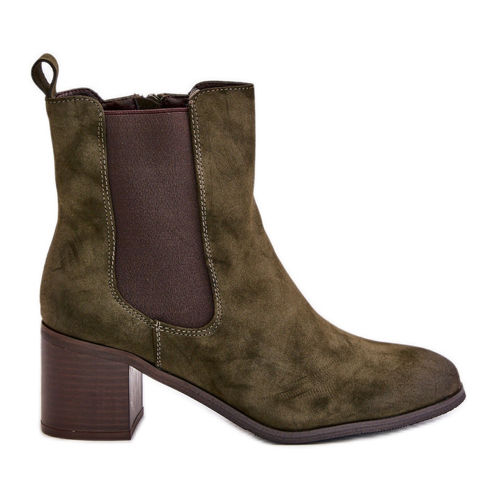 Botines aislantes de mujer verde oscuro Radeya