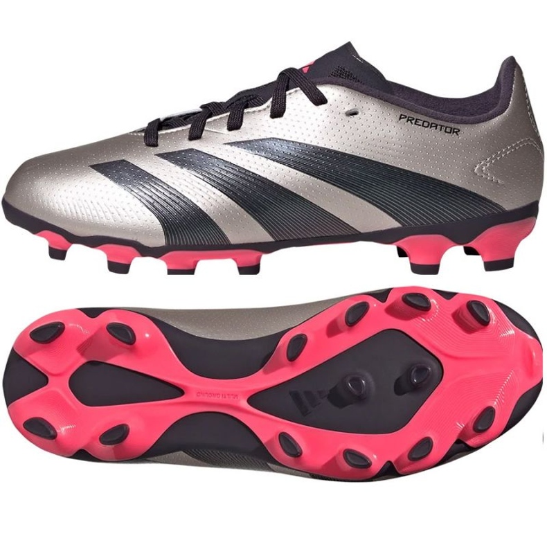 Botas de fútbol adidas Predator League Mg IF6410 plata