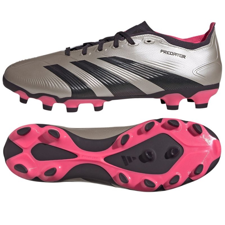 Botas de fútbol adidas Predator League Mg IF6383 plata