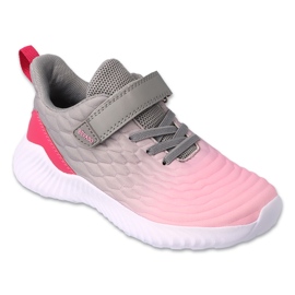 Calzado deportivo juvenil befado 516Q332 rosa/gris