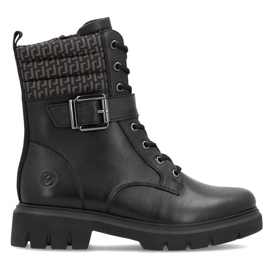 Botas aislantes para mujer marroquinería, negro Remonte D1W71-03 Botas aislantes para mujer marroquinería, negro Remonte D1W71-03