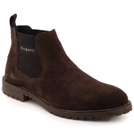 Botas Chelsea de hombre con aislamiento de piel marrón Bugatti OO153224