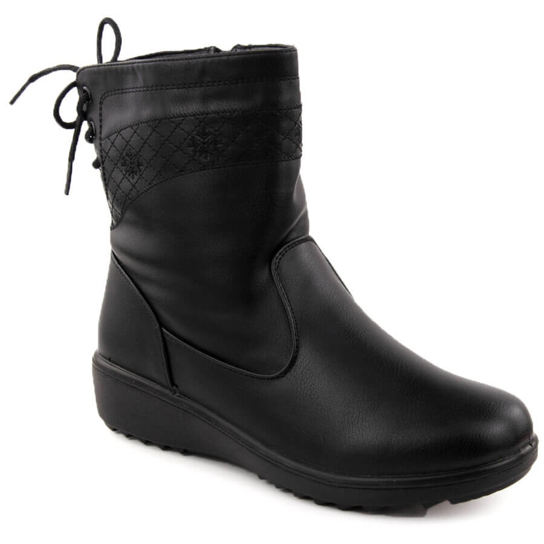 Botas de mujer aisladas negras Unisoft 7985 negro