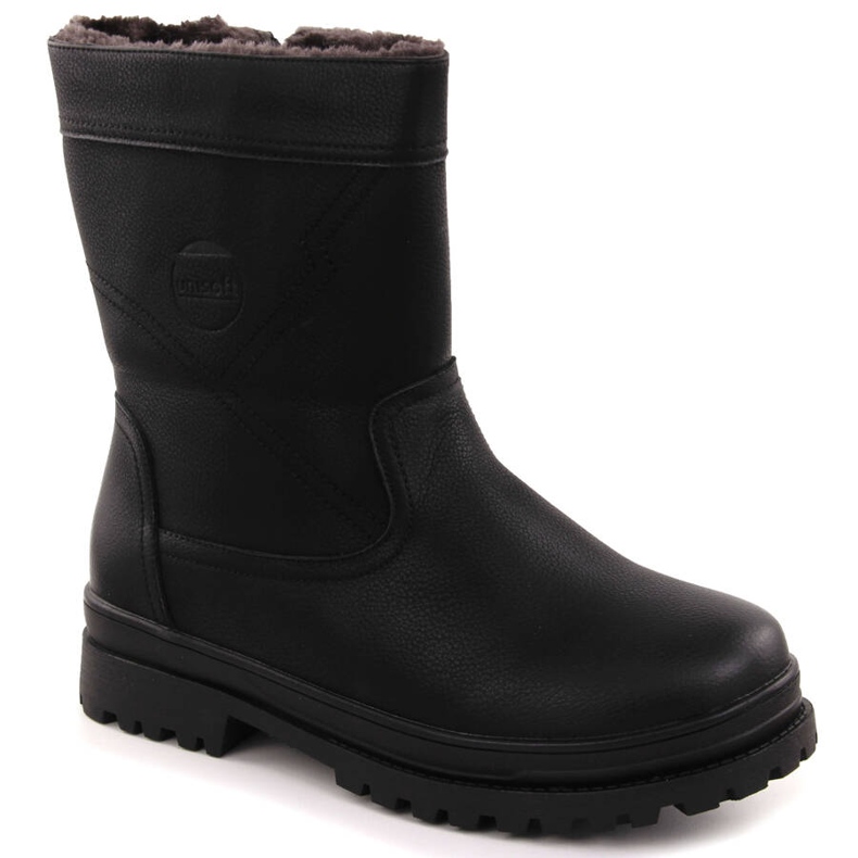 Botas altas aislantes para hombre, negras, Unisoft negro Botas altas aislantes para hombre, negras, Unisoft negro