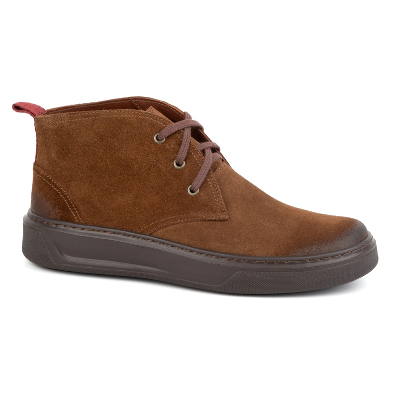 Zapatos chukka hombre piel KAMPOL 109/804 Sw marrón