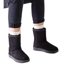 Botas de nieve Libero clásicas con aislamiento negras negro