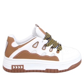 Zapatillas Allman Camel de mujer blanco