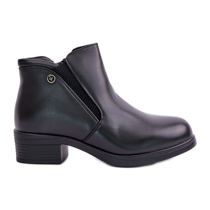 Botas bajas con pelo, Vinceza 85150 Negro