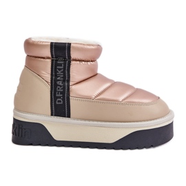 Botas Bajas De Nieve Suela Gruesa D.Franklin DFSH371010 Beige