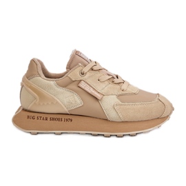 Zapatillas Mujer Piel Big Star OO274564 Hi-Poly System Beige