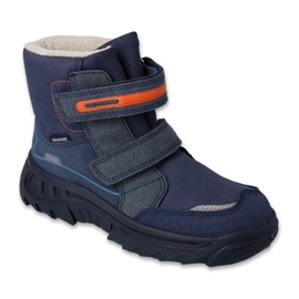 Pantalón corto trekking befado con membrana 615Y005, azul marino/naranja