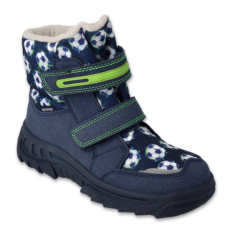 Zapatos trekking befado con membrana bola 615X004 azul/verde