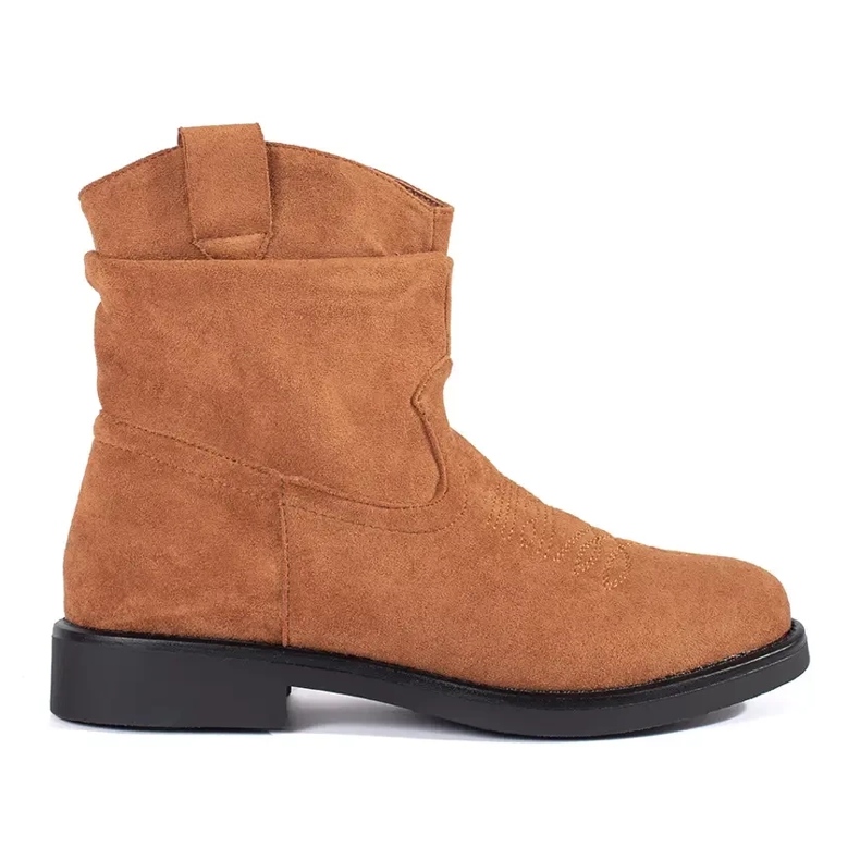 Botas cowboy mujer ante marrón