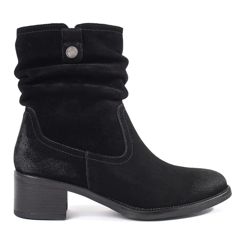 Botas cowboy de piel negras para mujer de Sergio Leone negro