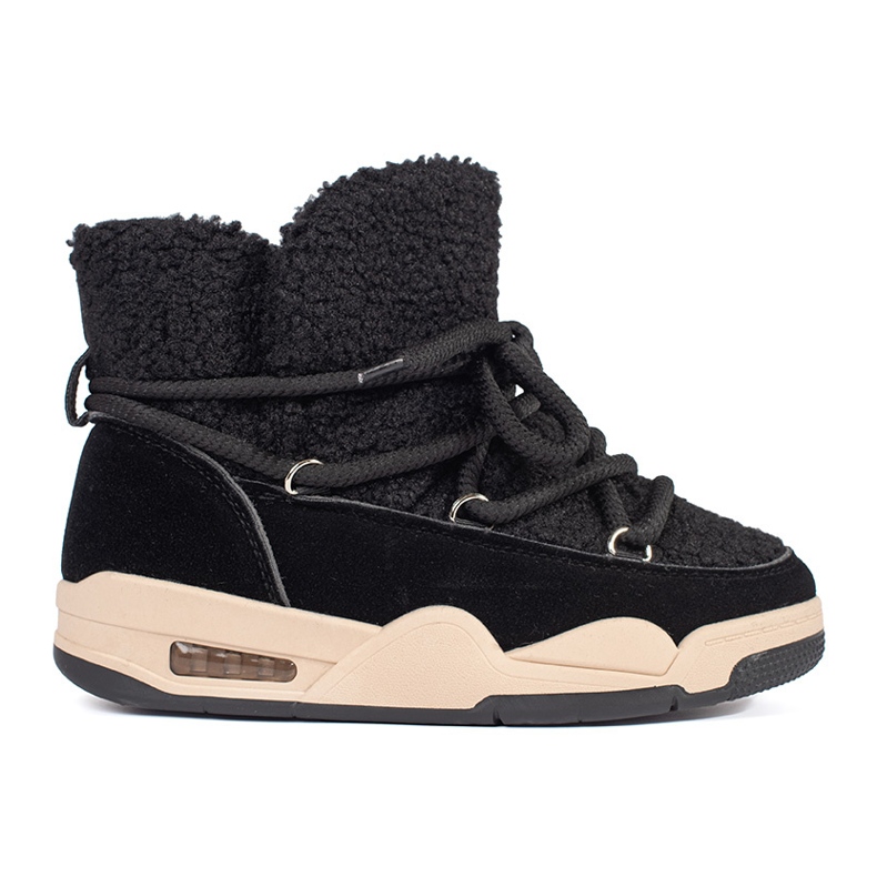 Seastar Botas de nieve de mujer negras con suela gruesa. negro Seastar Botas de nieve de mujer negras con suela gruesa. negro