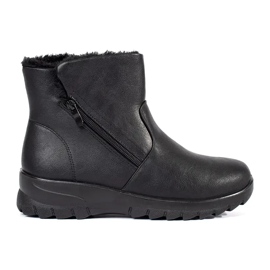 Botines de mujer cómodos y aislantes negros