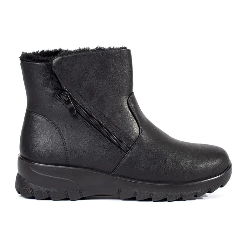 Botines de mujer cómodos y aislantes negros