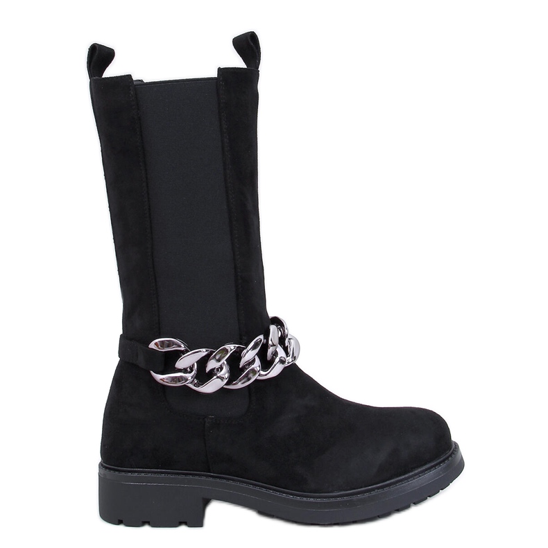 Botas Chelsea Wiley de caña larga en negro