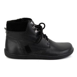 Olivier Zapatos mujer minimalistas descalzos piel invierno 1262 negro