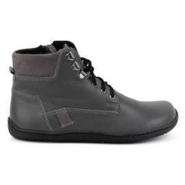 Olivier Zapatos mujer minimalistas descalzos piel invierno 1262 gris